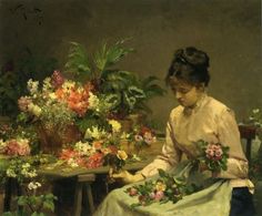 Victorian era flower arrangements
