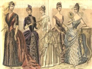 Hoop Era- 1850s-1880sVictorian-Age fashion_plate