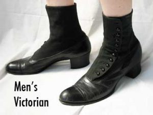 victorian style mens boots