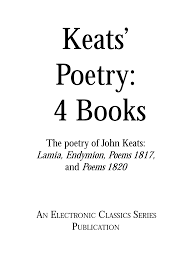 A Book on Keats' Poetry