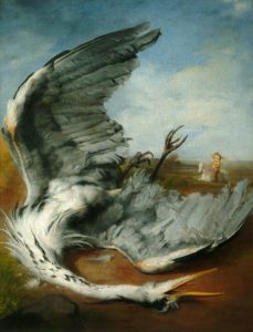 George Frederick Watts - A wounded Heron