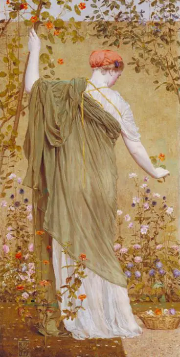 A Garden 1869 Albert Moore 1841-1893 