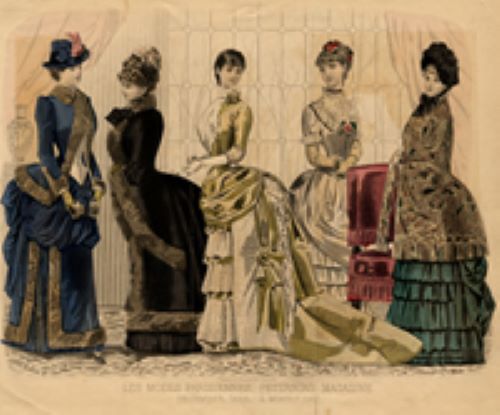 The Bustle Dresses-Pre-Hoop Era