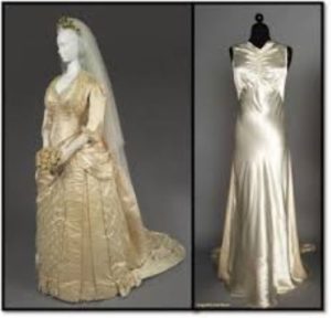 Late Bustle Wedding Gowns 