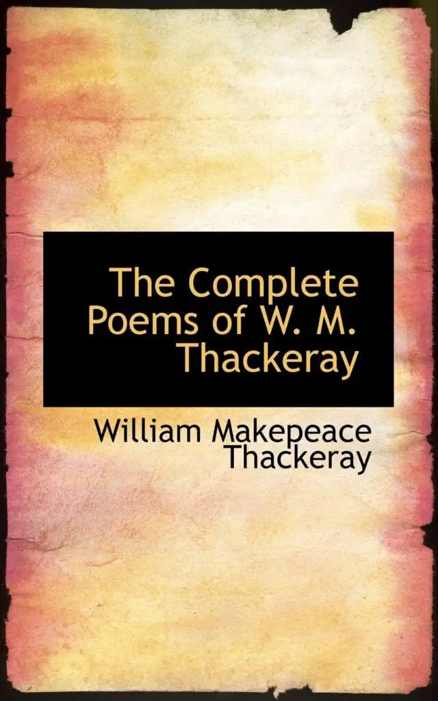 Thackeray's Collection of Poems