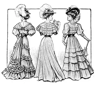 Edwardian times dressing style of women