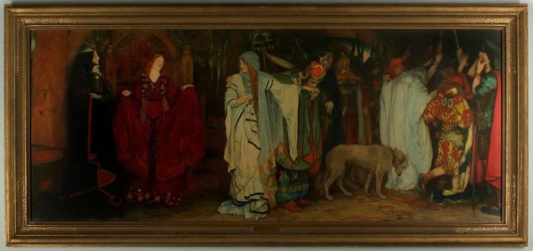 Edwin Austin Abbey: King-Lear Act I Scene I