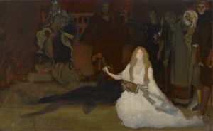 Edwin Austin Abbey - The Play Scene in “Hamlet