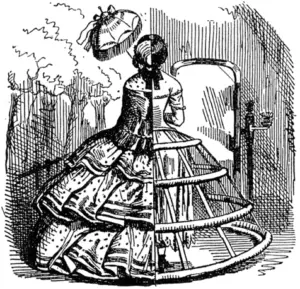 Hoop Skirts-layered with Crinolines