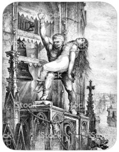 An illustration of the Hunchback of Notre-Dame