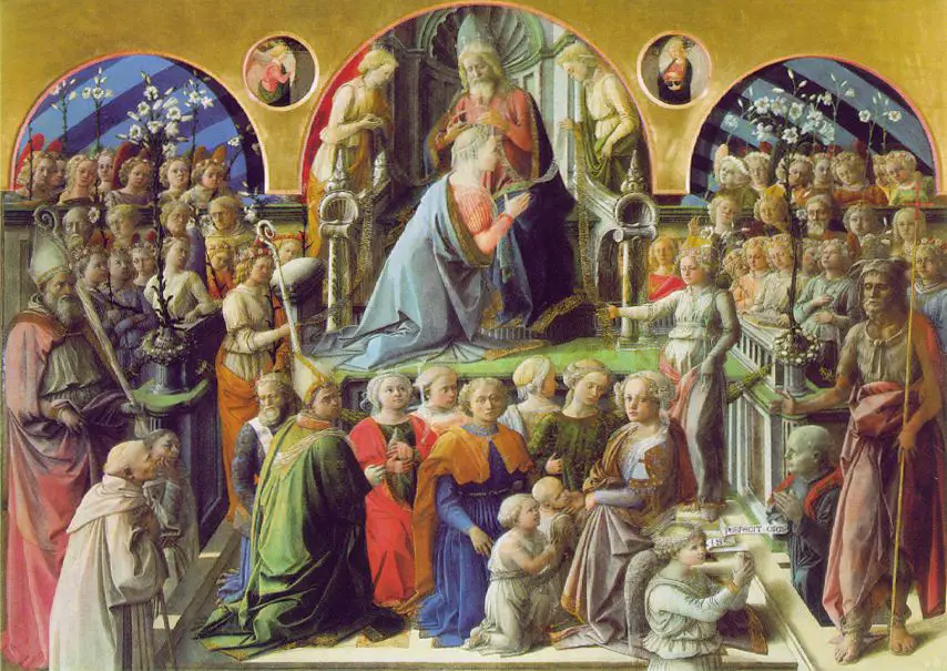 Coronation of the Virgin by Fra Lippo Lippi