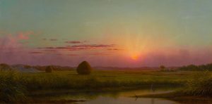 Sunset over the Marsh-Martin Johnson Heade