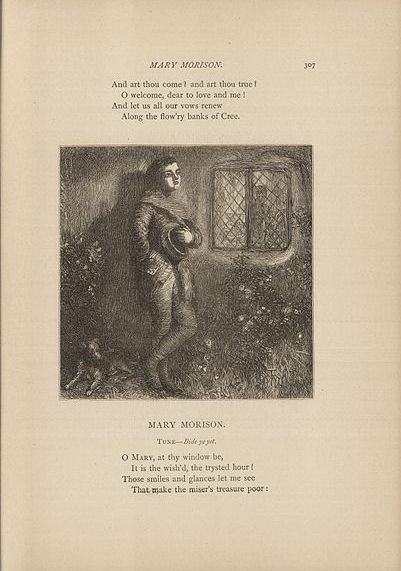 Cover Photo of the Poem Mary Morison