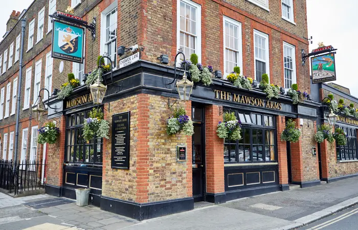 Mawson Arms, Chiswick, Pope's Home