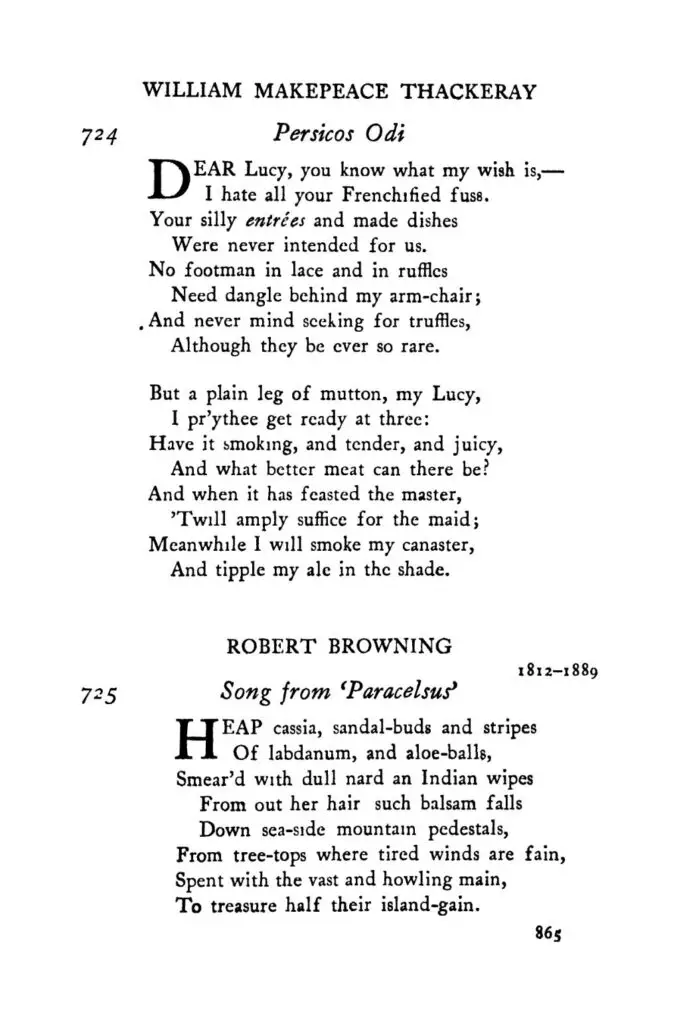 Persicos Odi Poem text