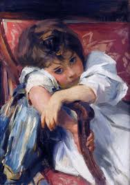 Portrait of a child, by John Singer Sargent