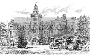 Portrait of the school in Bruce Castle Tottenham