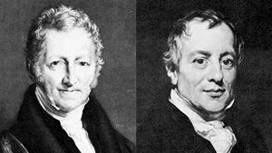 David Ricardo and Thomas Malthus