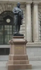 Statue of Sir Rowland Hill