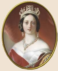 John Haslem's miniature enamel portrait of Queen Victoria