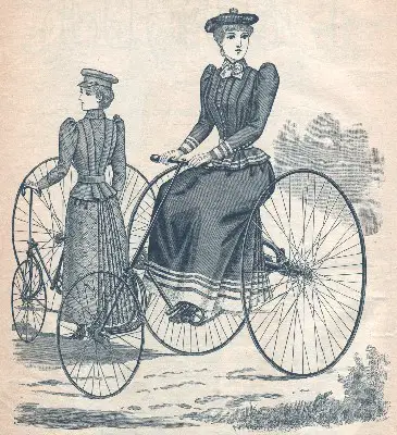 Victorian-Era-Bicycle-Fashion