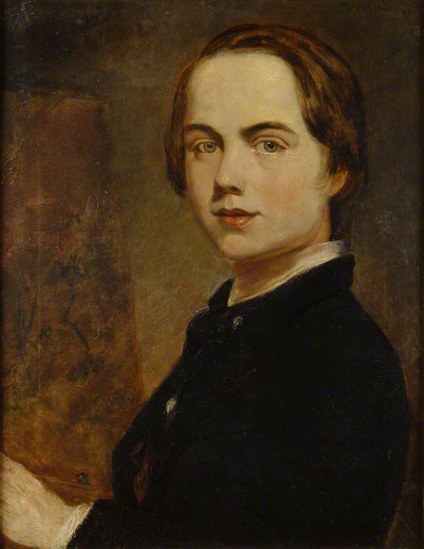 Hunt, William Holman, 1827-1910; Self-portrait at the Age of 14