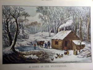A Home in the Wilderness Currier and Ives