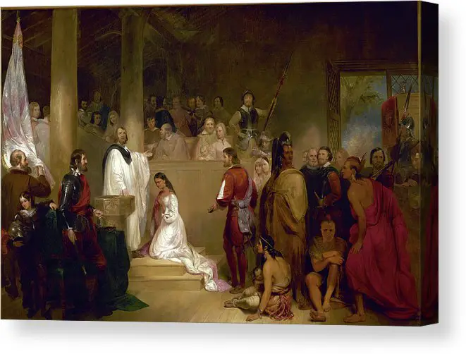 Chapman's Baptism of Pocahontas