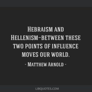 Hebraism and Hellenism