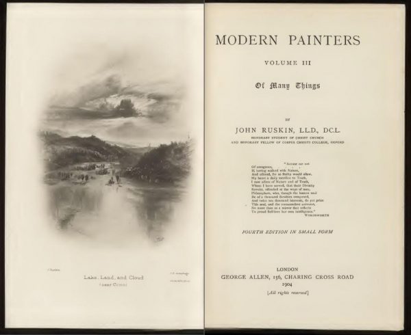 Modern Painters Front Page