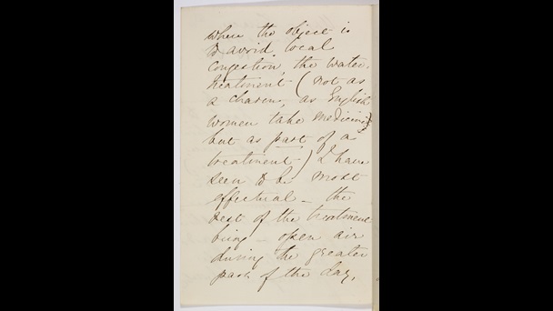 Florence Nightingale letter
