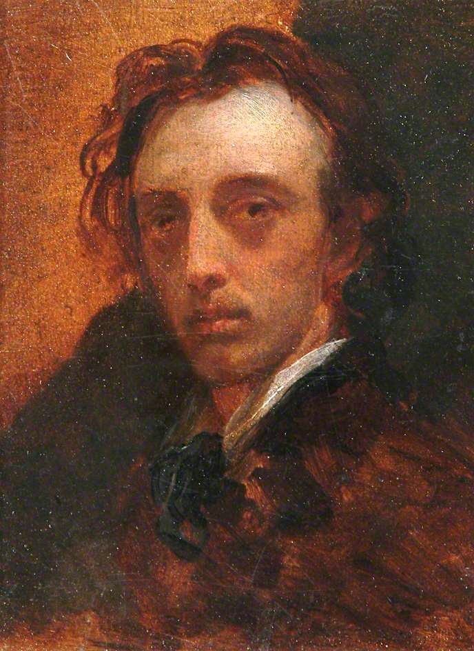 Another self-portrait of George Frederic Watts at the age of 24.