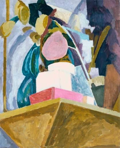 Vassena Bells ' Still life on corner of a Mantel Piece, 1914