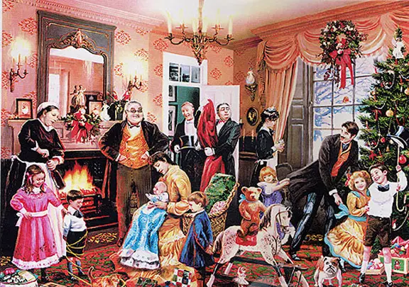 Victorian Christmas was a family affair