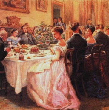 victorian dinner