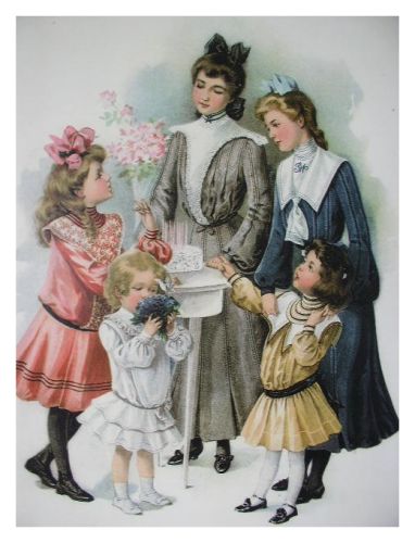 victorian girls dress