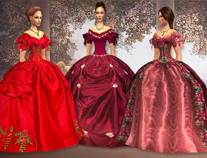 victorian era gowns