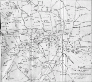 Map of Victorian London