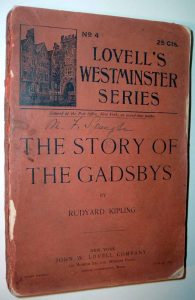 The Cover of The Story of Gadsbys