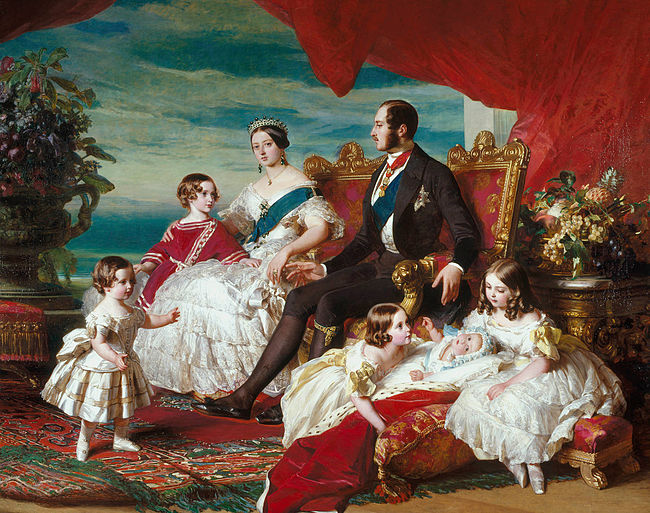 Queen Victoria I's family picture