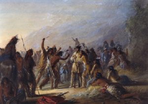 Alfred Miller-Attack by Crow Indians