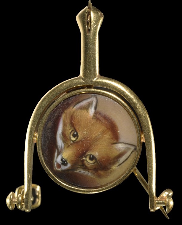 Brooch Consisting of Miniature Fox Head
