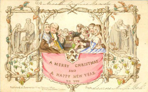 Christmas Card created by John Callcott Horsley