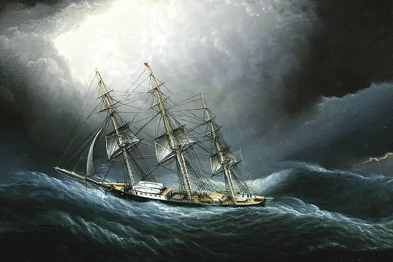 Clipper Ship at Cape Horn
