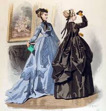 Victorian Fashion-Early Bustle Dresses