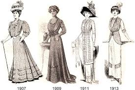 Edwardian Fashion and Skirt and Gown Designs