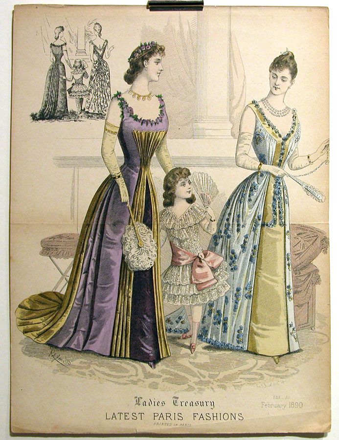 Belle Epoch in the 1890's, Victorian Fashion