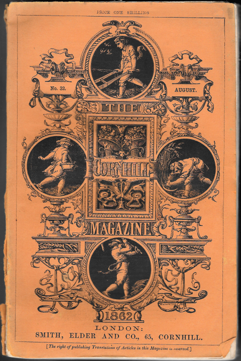 Front Cover of Cornhill Magazine 1862