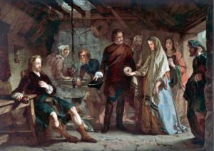 The Introduction of Flora Macdonald to Price Charles Edward Stuart after the Battle Culloden 1846- 1860
