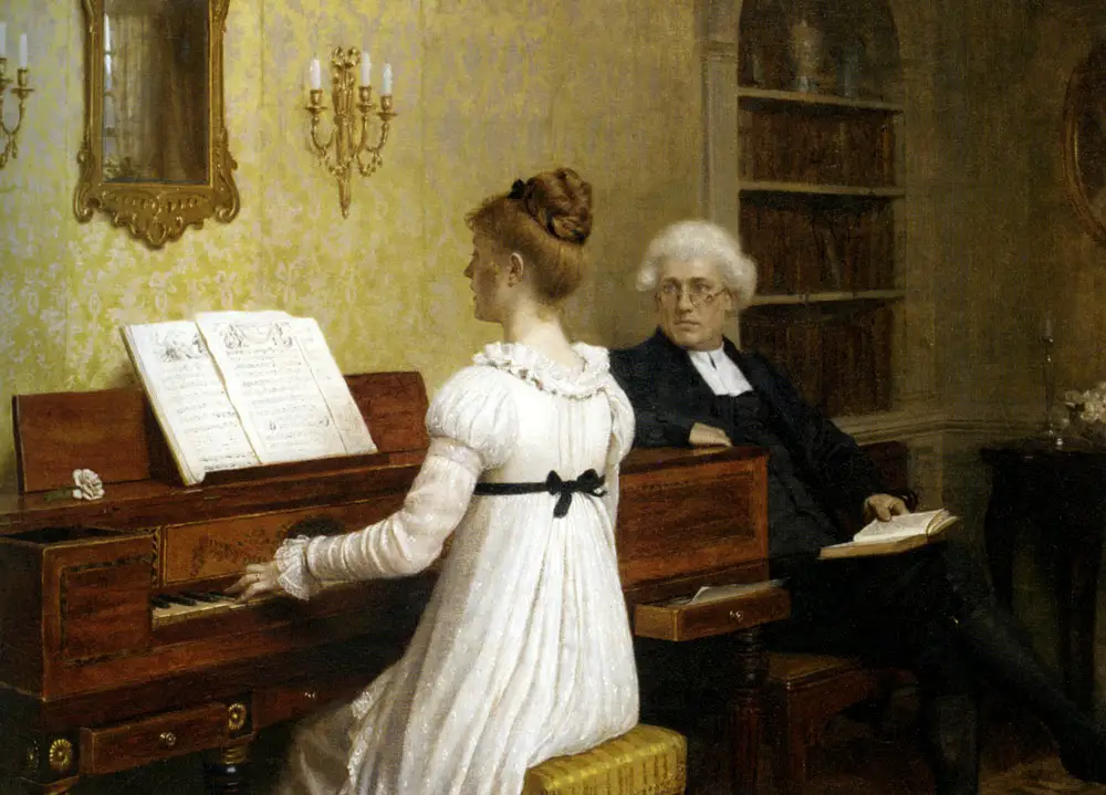 The Piano Lessons by Leighton Edmund Blair